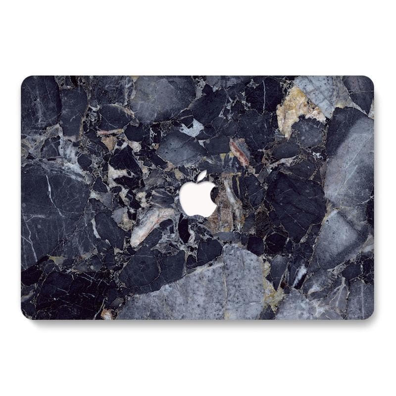 Designer Case - Dark Blue and Brown Marble for MacBook - Zoodle