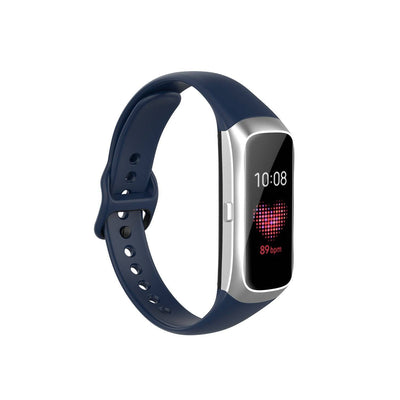 Silicon Replacement Band for Samsung Galaxy Fit Smartwatch (SM-R370) - Dark Blue - Zoodle Samsung Straps